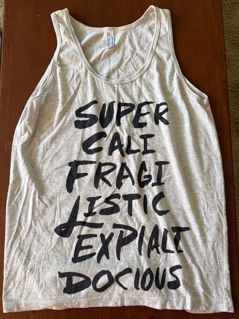 Superclifragalisticexpialidocious Mary Poppins Graphic Tank Women’s